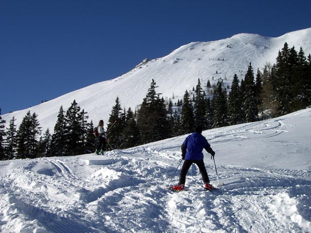 Andreas bei der Bergstation des Sonnkogellifts