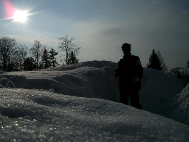 Ich bei der Teichh&uuml;tte