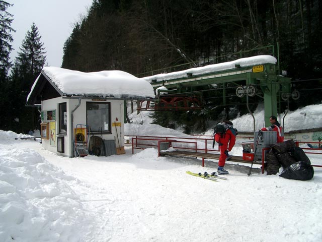Talstation der Doppelsesselbahn Aflenz-B&uuml;rgeralm