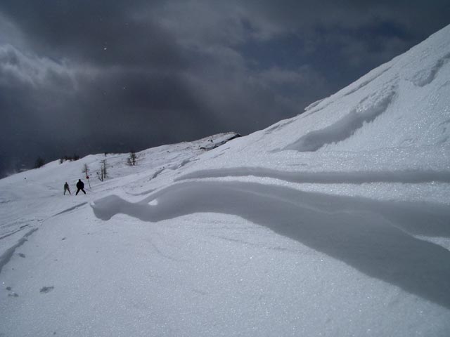 neben der Plattenabfahrt