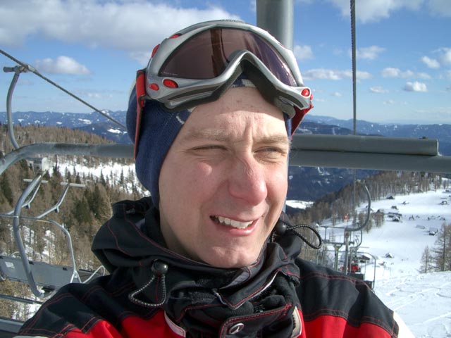 Ich auf der Dreisesselbahn B&uuml;rgeralm