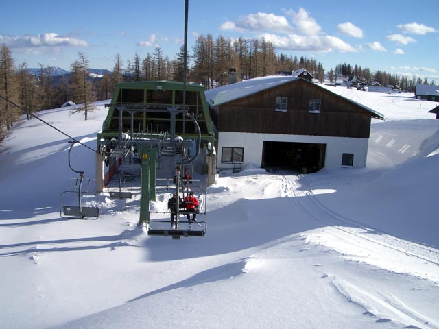 Talstation der Dreisesselbahn B&uuml;rgeralm
