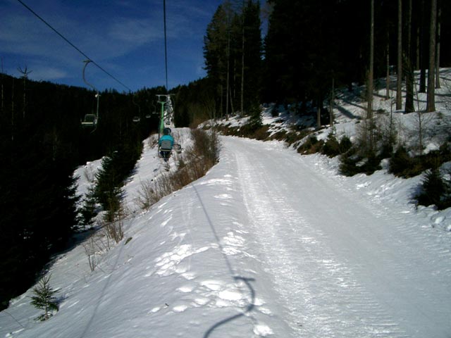 Sessellift M&ouml;nichkirchen und Talfahrt M&ouml;nichkirchen
