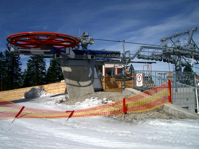 Bergstation des 4er-Sessellifts &Ouml;tscherbahn