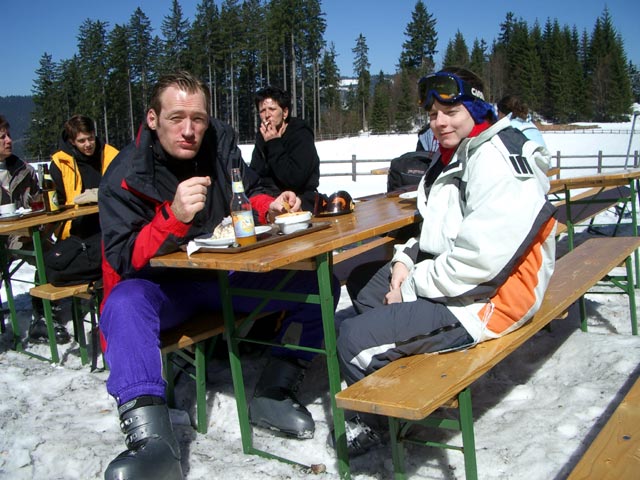 Erich und Daniela bei der Eibenh&uuml;tte