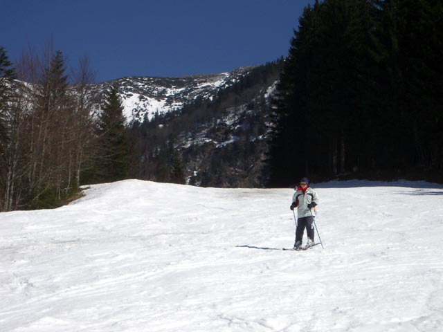 Daniela auf der Gro&szlig;en &Ouml;tscherpiste