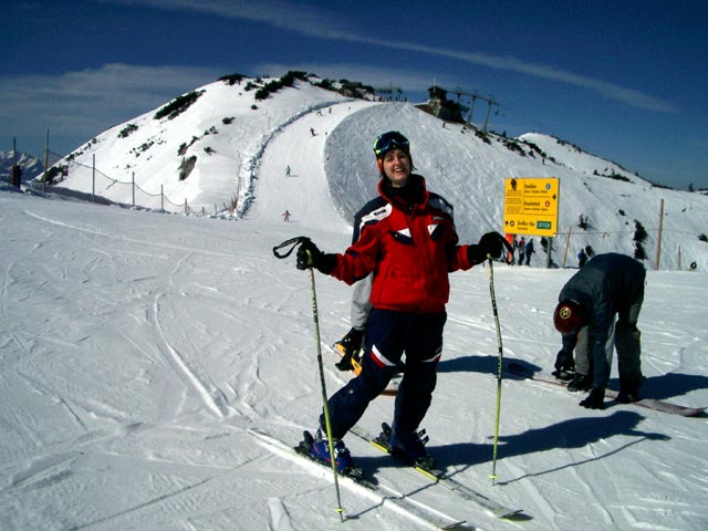 Katarina bei der Bergstation der Hochkarbahn