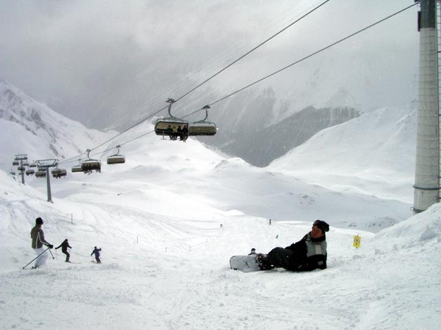 Markus auf der Piste 70 (10. Apr.)