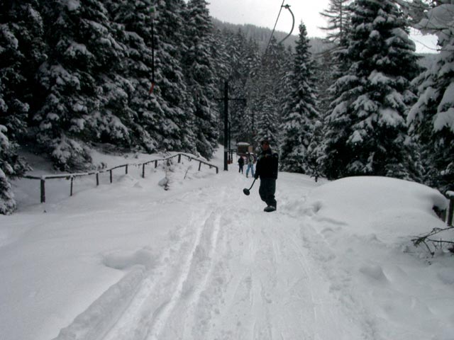 Markus am Schwarzwasserlift (10. Apr.)