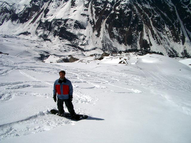 Markus auf der Skiroute 39 (13. Apr.)