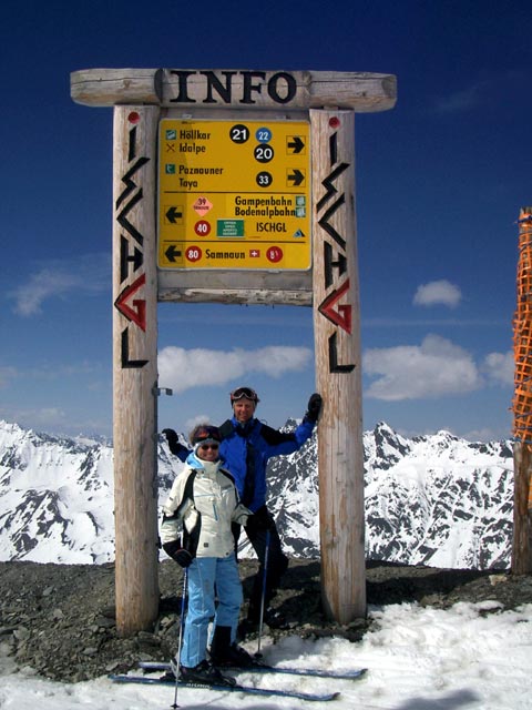 Mama und ich am Palinkopf (14. Apr.)