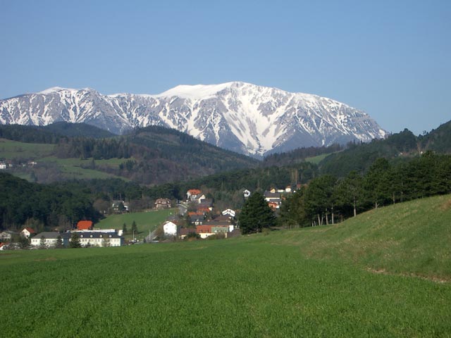 Schneeberg von Gr&uuml;nbach aus