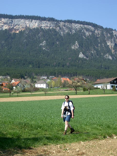 Daniela zwischen Oberh&ouml;flein und Unterh&ouml;flein