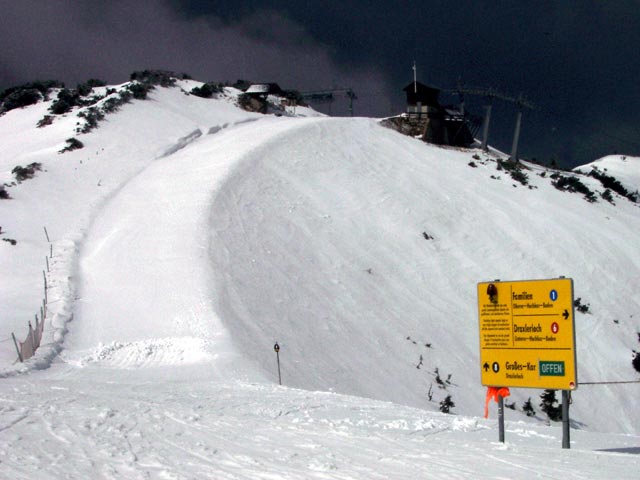 Bergstation der Doppelsesselbahn Gro&szlig;es Kar