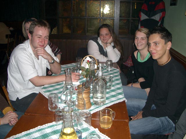 Reinhard, Karin, Tina, Astrid und Klaus im Sch&uuml;bel-Auer