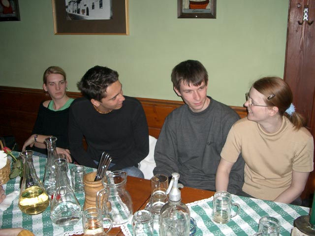 Astrid, Klaus, Andreas und Doris im Sch&uuml;bel-Auer