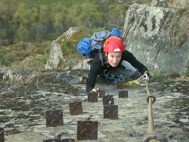Reinhard-Schiestl Klettersteig: Carmen