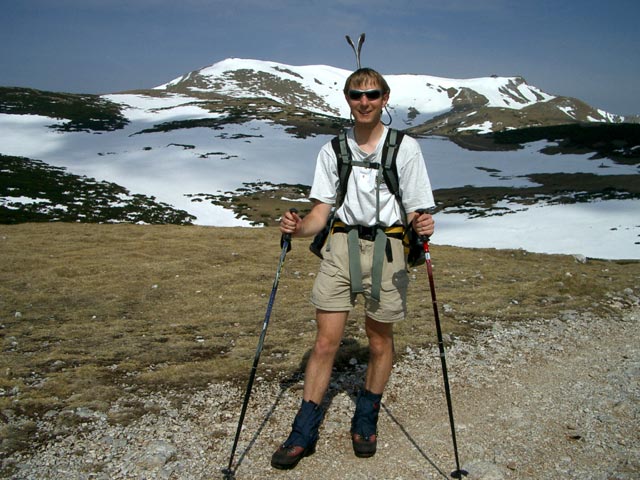 Ich zwischen Bahnhof Hochschneeberg und Damb&ouml;ckhaus