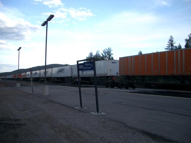 Güterzug in Williams Junction (14. Mai 2005)