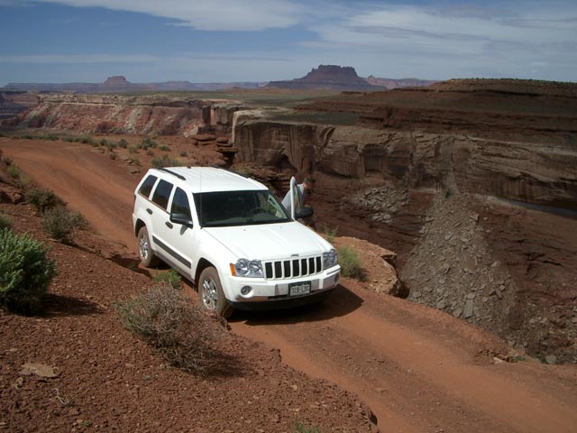 Papa am White Rim Jeep Trail (16. Mai 2005)