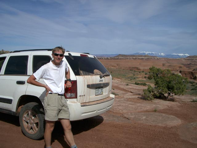 Ich am Hidden Canyon Overlook (17. Mai 2005)