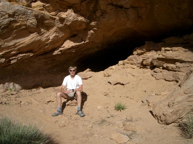 Ich beim Dellenbaugh Tunnel (18. Mai 2005)