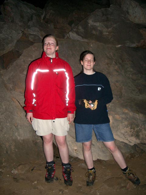 Yasmin und Daniela in der Drachenh&ouml;hle