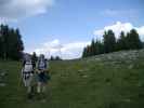 Yasmin und Daniela zwischen Roter Wand und Bucheben