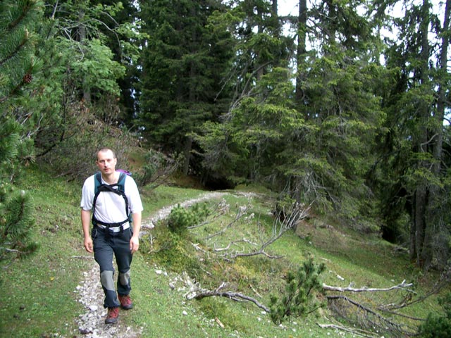 Erich auf Weg 211 zwischen Reith und N&ouml;rdlinger H&uuml;tte (18. Juni)