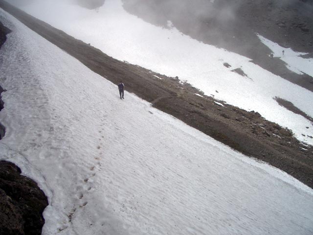 Erich auf Weg 211 zwischen Ursprungsattel und Freiungst&uuml;rmen (18. Juni)