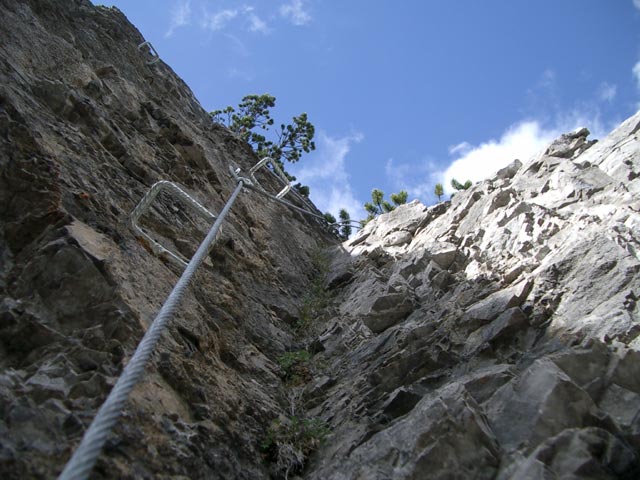 &Uuml;bungsklettersteig Klettergarten Erl Spitze (18. Juni)