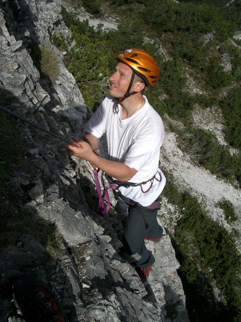 Übungsklettersteig Klettergarten Erl Spitze: Erich (18. Juni)