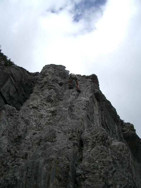 &Uuml;bungsklettersteig Klettergarten Erl Spitze: Ich (18. Juni)