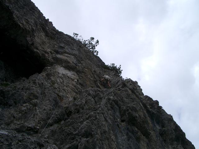 &Uuml;bungsklettersteig Klettergarten Erl Spitze: Ich (18. Juni)