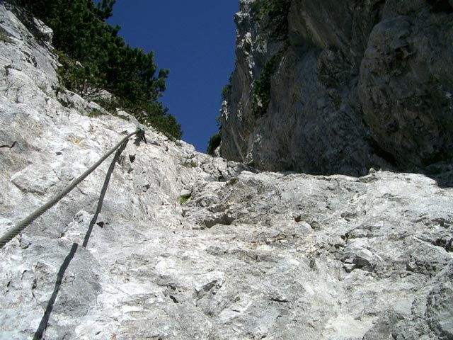 Kamin des Zirler Sch&uuml;tzensteigs (19. Juni)