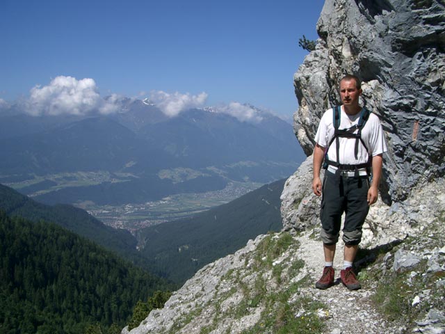 Erich am Zirler Sch&uuml;tzensteig (19. Juni)