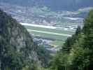 Flughafen Innsbruck vom Schleifwandsteig aus (19. Juni)