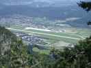 Flughafen Innsbruck vom Schleifwandsteig aus (19. Juni)