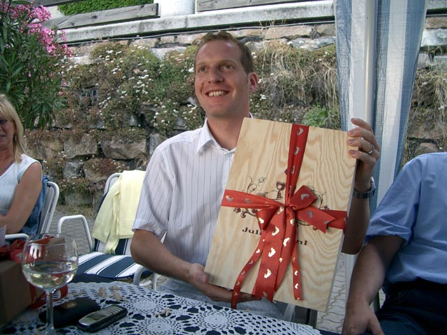 Daniel im 'La Cr&ecirc;perie'