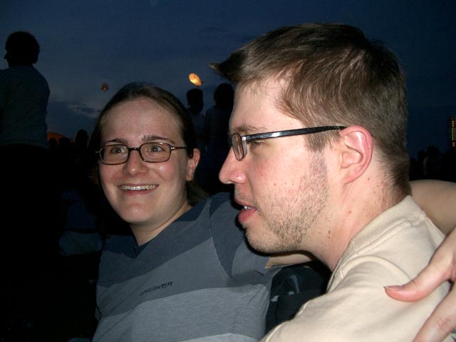 Katrin und Norbert bei der Krone-Festb&uuml;hne (25. Juni)