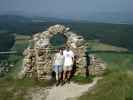 Daniela und ich in der Ruine Türkensturz