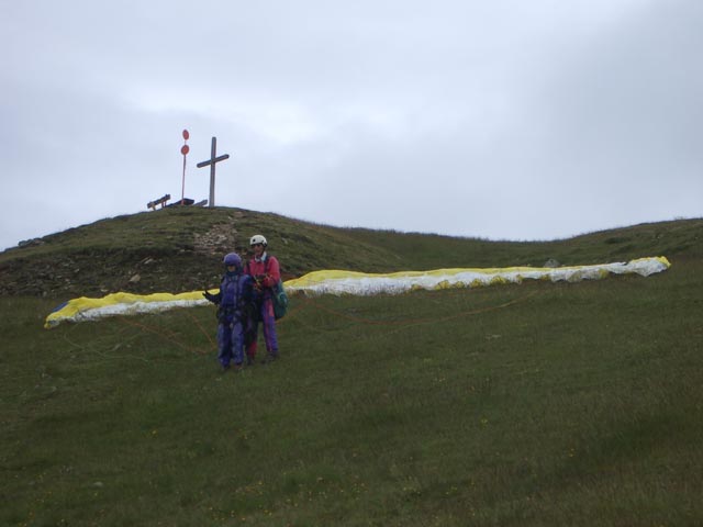 Daniela und Gerhard am Steinermandl, 2.213 m (10. Juli)