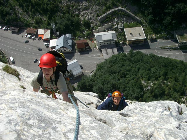 'Spigolo De Infanti': Matthias und Erich in der 7. Seill&auml;nge (13. Juli)