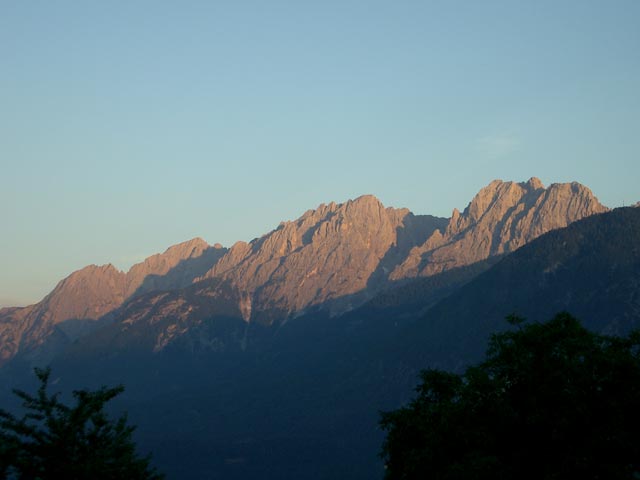 Lienzer Dolomiten vom Stoffenhof aus (14. Juli)