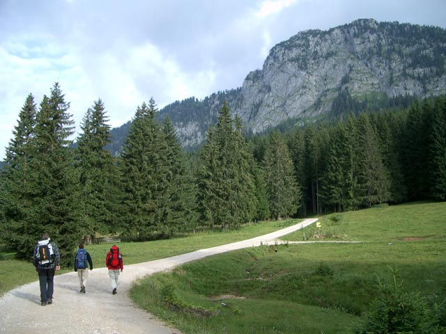 Erich, Daniela und Yasmin auf der Schönmooswiese, 1.138 m