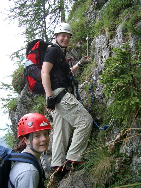 Daniela und Yasmin am Hochtausing-Ostanstieg