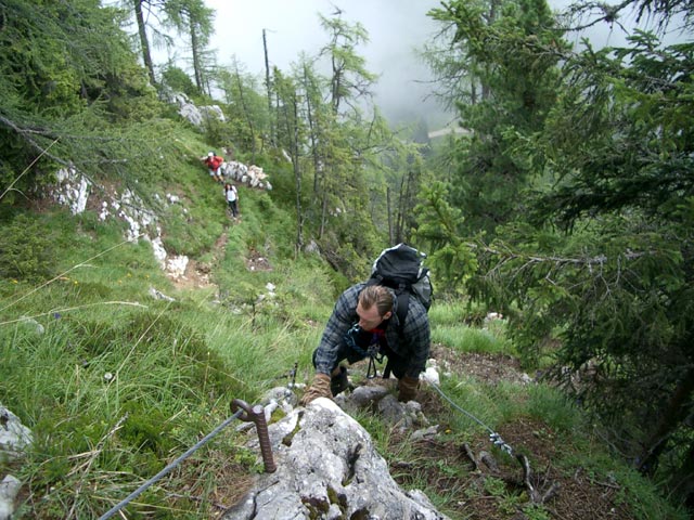 Erich am Hochtausing-Ostanstieg