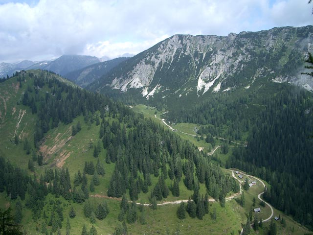 Reidling und Lampoltenalm vom Hochtausing aus