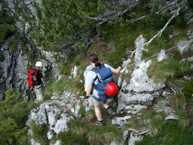 Yasmin und Daniela am Hochtausing-Ostanstieg