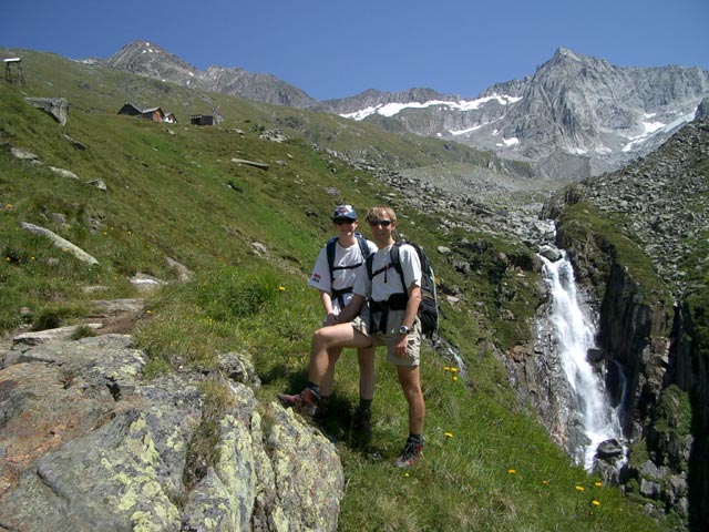 Daniela und ich beim Furtschaglbach (28. Juli)